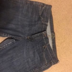 The ails. Size 14 long blue jeans.. mid rise. Good condition